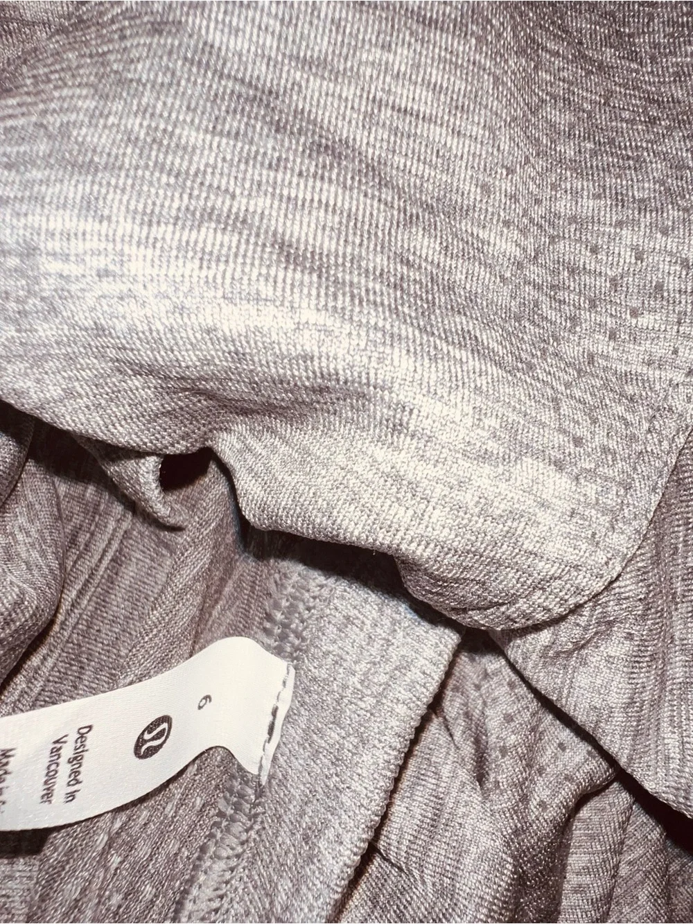 Lululemon Swiftly Relaxed Long Sleeve Shirt Size 6 NWT Slate White (SLTE/WHT)